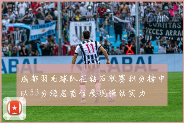 成都羽毛球队在钻石联赛积分榜中以53分稳居首位展现强劲实力