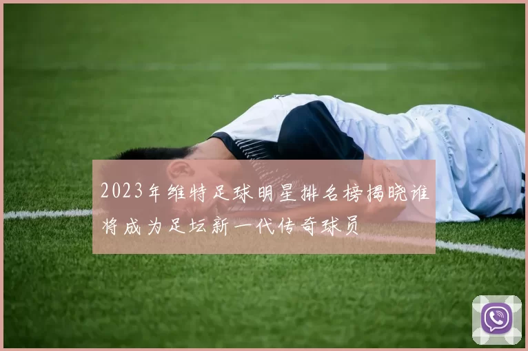2023年维特足球明星排名榜揭晓谁将成为足坛新一代传奇球员